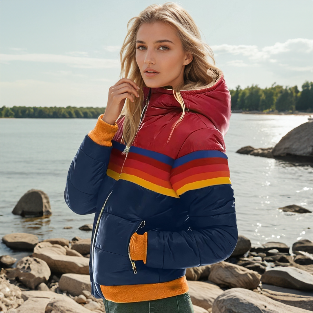ANNA | Kolorowa kurtka damska